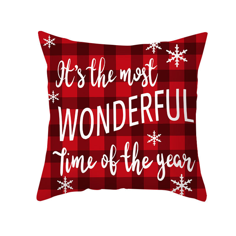 Cartoon Christmas Pillow Cover