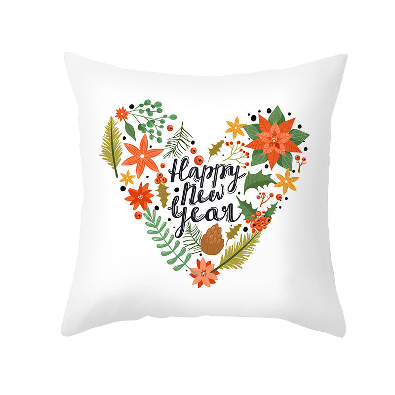 Cartoon Christmas Pillow Cover