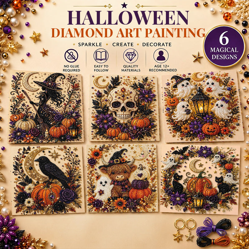 Spooky Ghost Diamond Art Kit