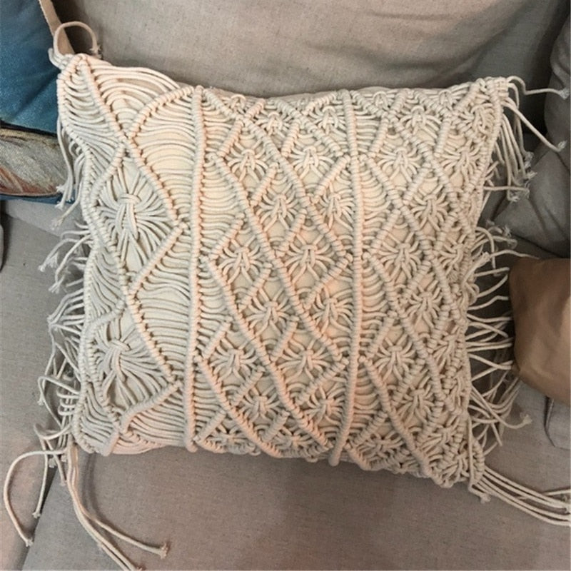 Handmade Knitted Decorative Pillows
