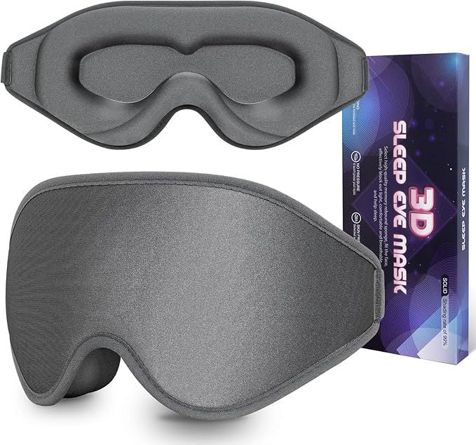 Blackout Satin eye mask