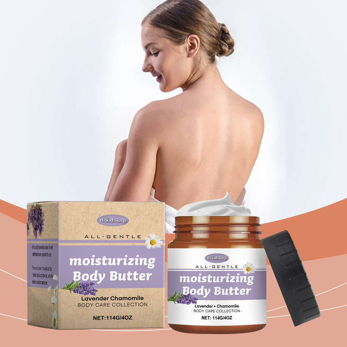 Lavender And Chamomile Body Butter Moisturizer - All Skin types