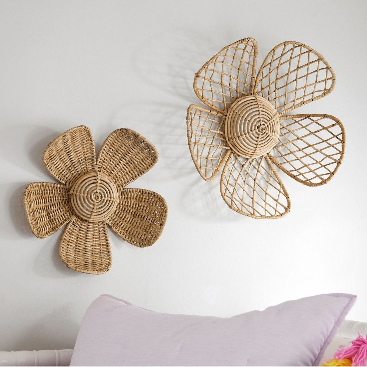 Woven Flower Wall Decoration
