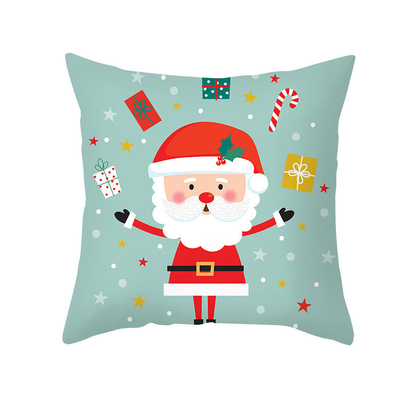 Cartoon Christmas Pillow Cover