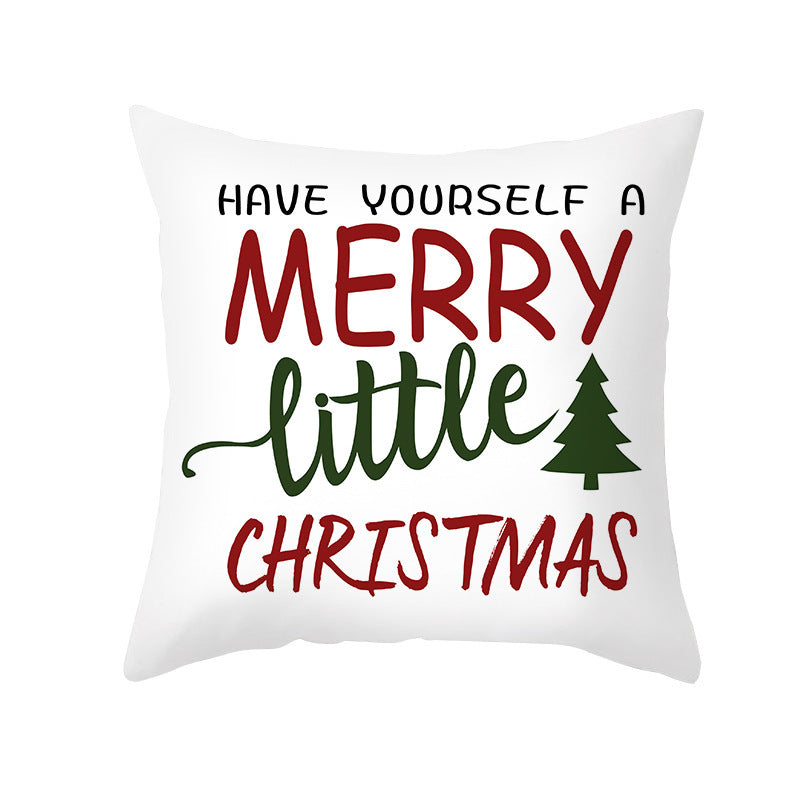 Cartoon Christmas Pillow Cover