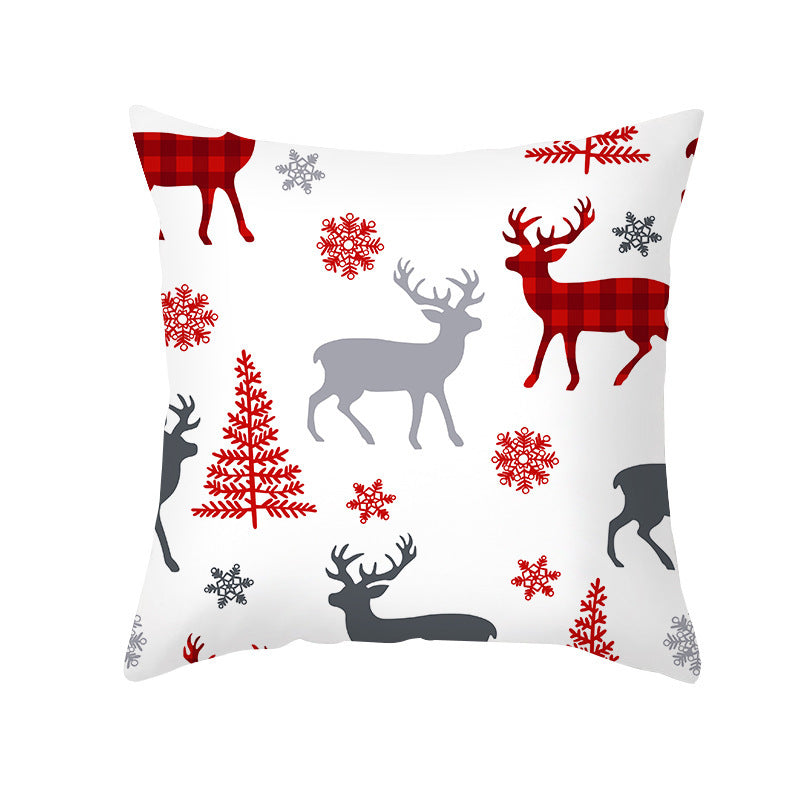 Cartoon Christmas Pillow Cover