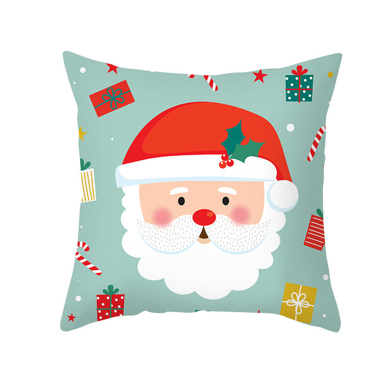 Cartoon Christmas Pillow Cover