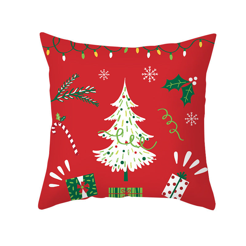 Cartoon Christmas Pillow Cover