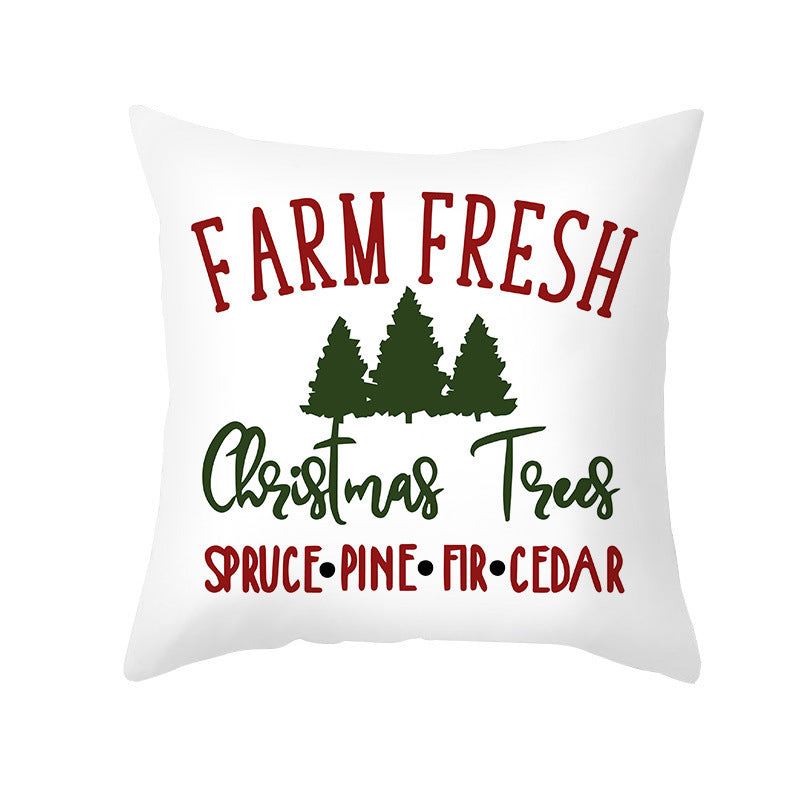 Cartoon Christmas Pillow Cover