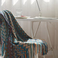 Knitted Bohemian Style Blanket