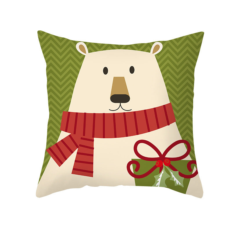 Cartoon Christmas Pillow Cover
