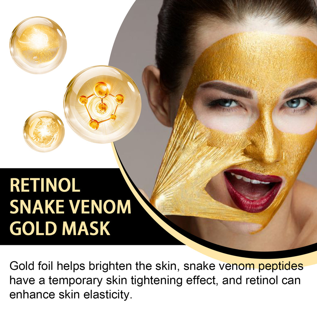 Retinol Snake Venom Gold Mask,.