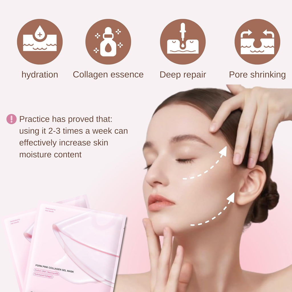 PDRN PINK COLLAGEN GEL MASK.
