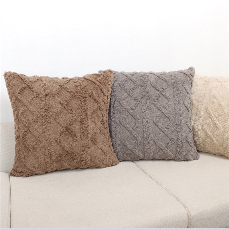 Plush Throw pillow case