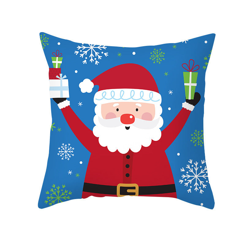 Cartoon Christmas Pillow Cover