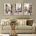 City Street Art- Canvas Prints Modern art - No Frame