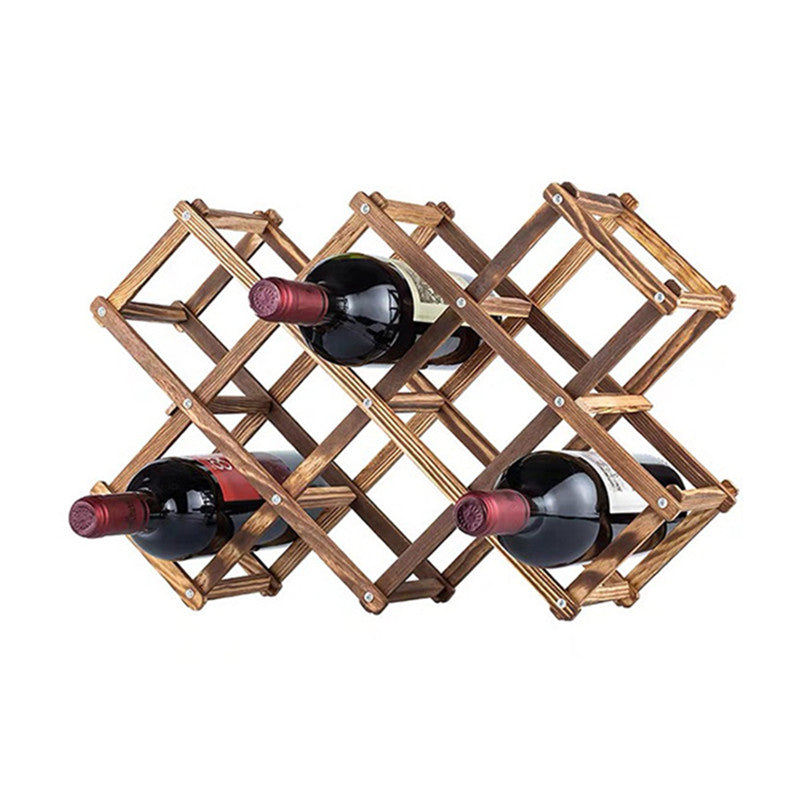 Solid Wood rack for bottles