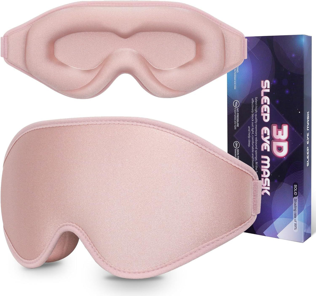 Blackout Satin eye mask