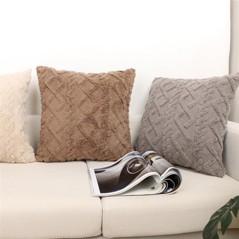 Plush Throw pillow case