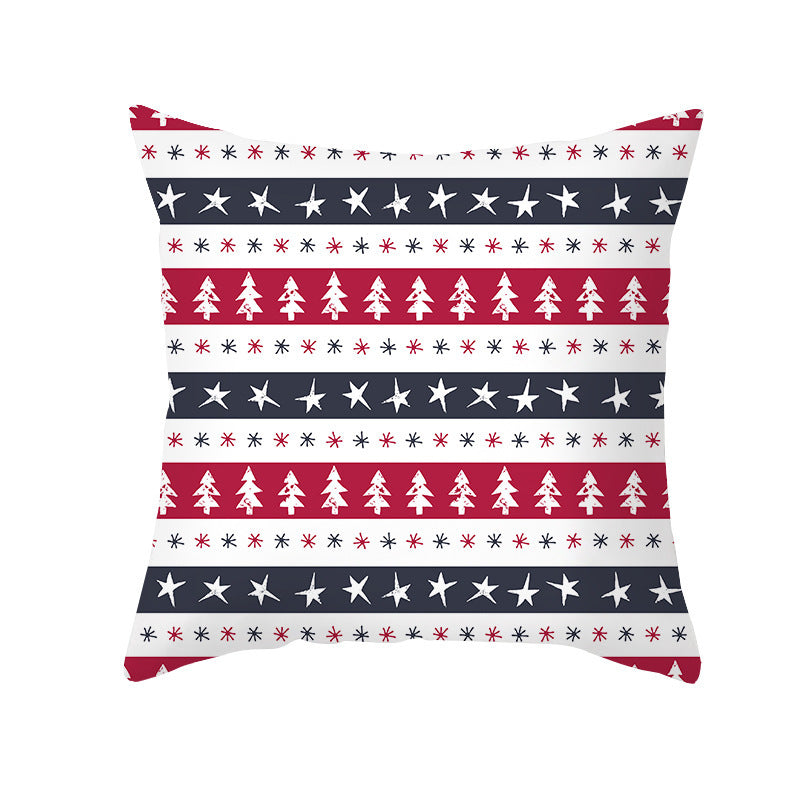 Cartoon Christmas Pillow Cover