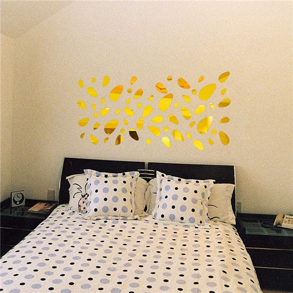 3D Mirror Removable Wall Sticker