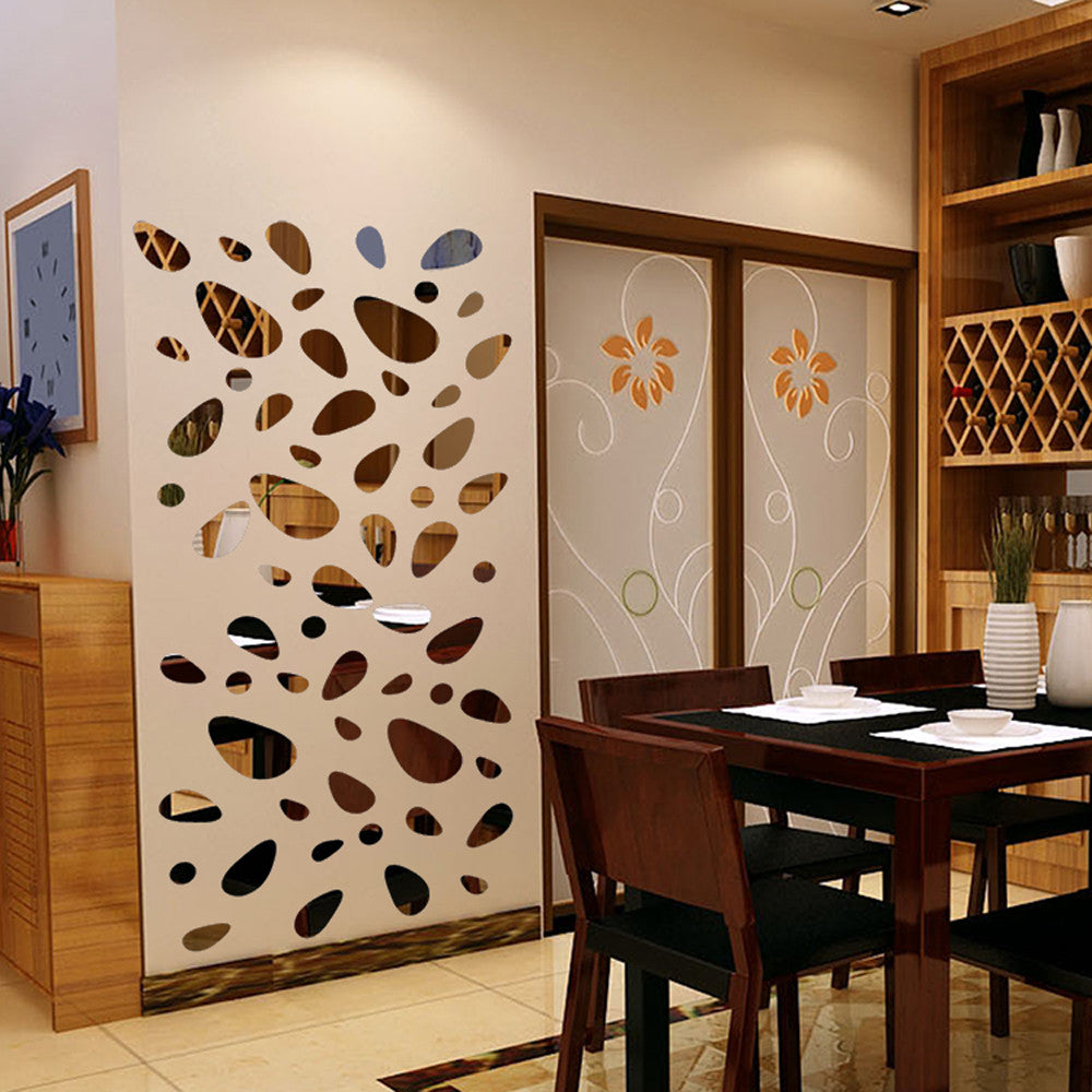 3D Mirror Removable Wall Sticker