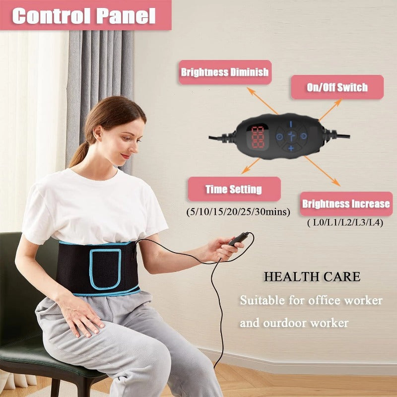 Red light therapy belt- weight loss.