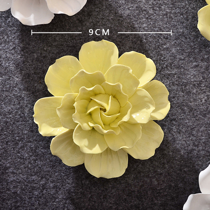 Ceramic 3D Wall Flowers
