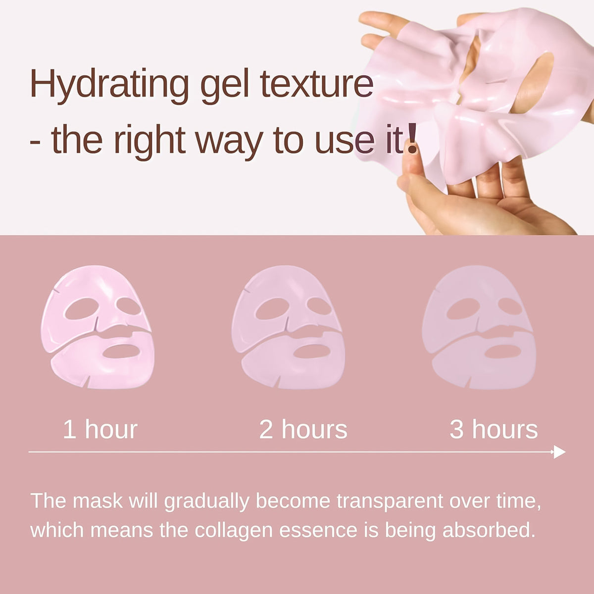 PDRN PINK COLLAGEN GEL MASK.