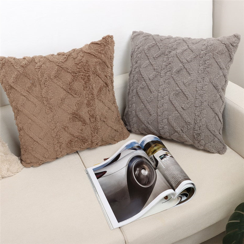 Plush Throw pillow case