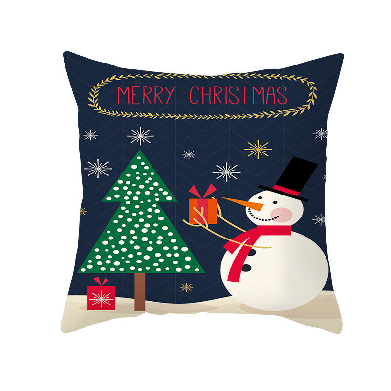 Cartoon Christmas Pillow Cover