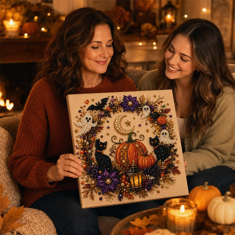 Spooky Ghost Diamond Art Kit