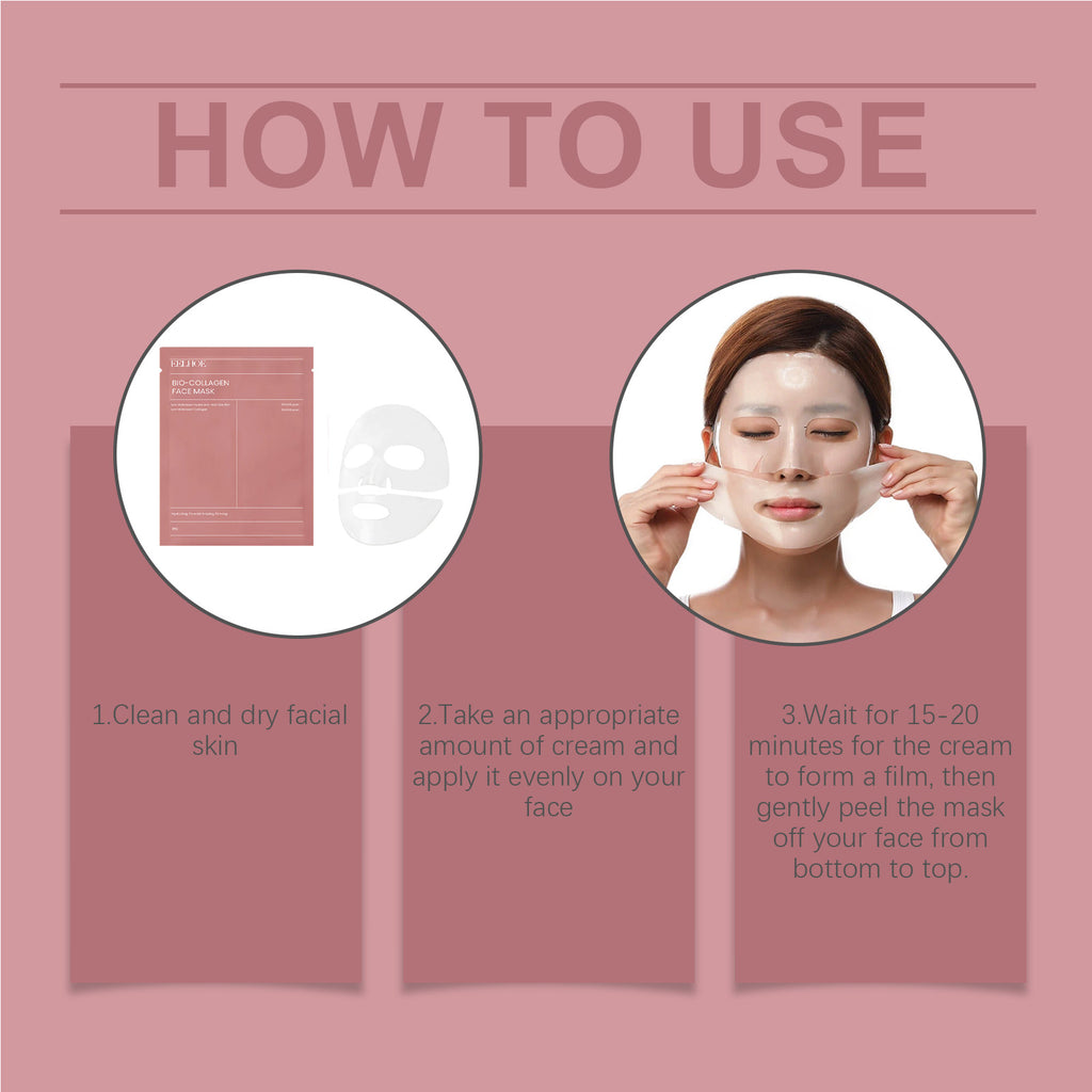 Hyaluronic Acid - Collagen Facial Mask