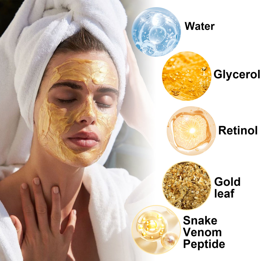 Retinol Snake Venom Gold Mask,.