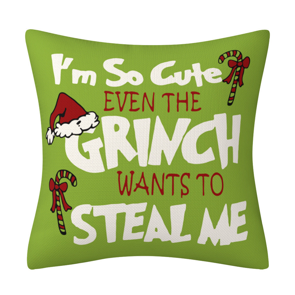 GRINCH theme Christmas Pillow cover