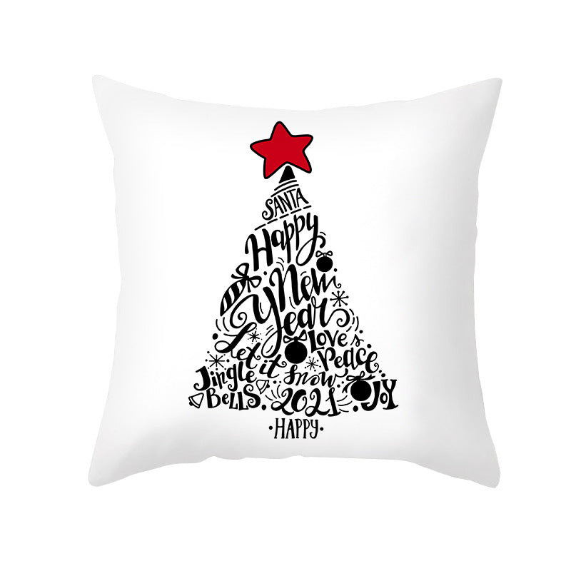 Cartoon Christmas Pillow Cover