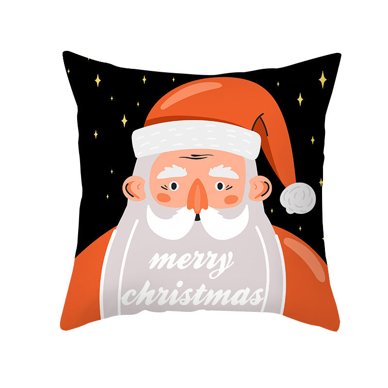 Cartoon Christmas Pillow Cover