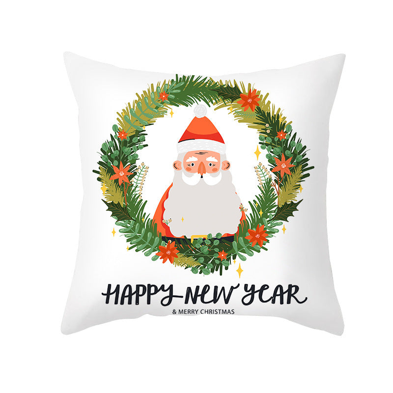 Cartoon Christmas Pillow Cover
