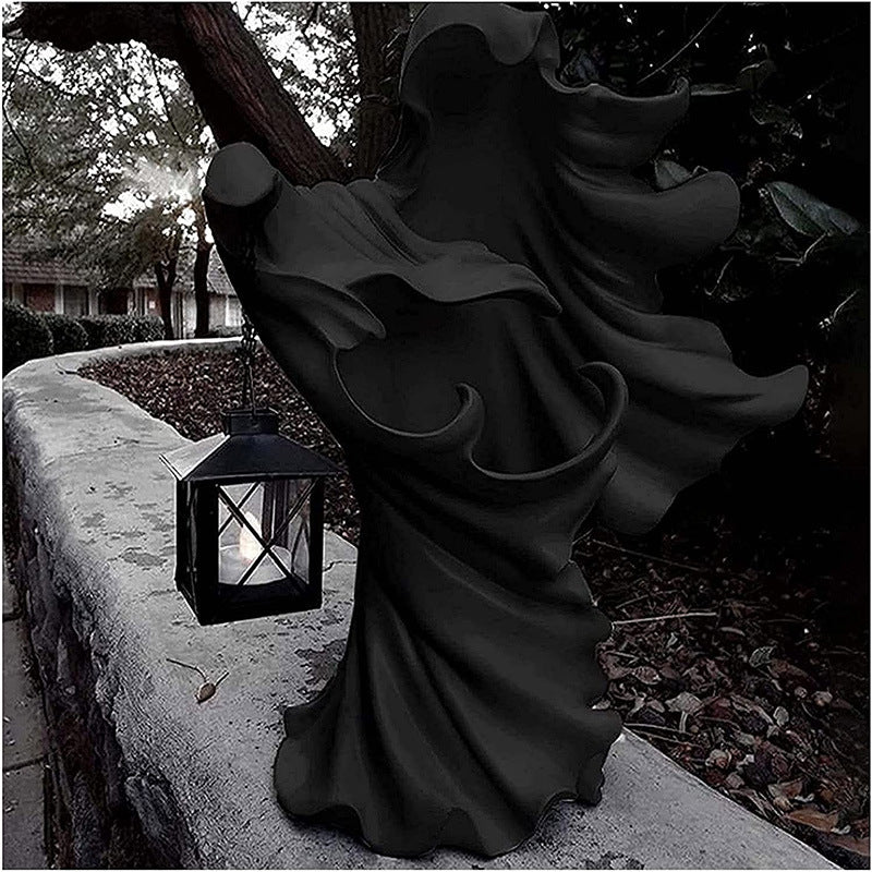 Halloween Witch Resin Lantern Decoration
