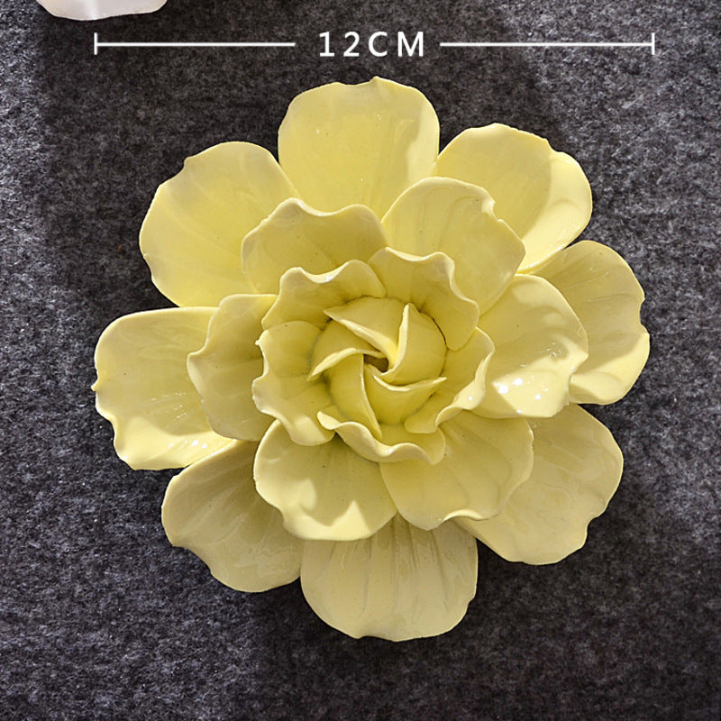 Ceramic 3D Wall Flowers