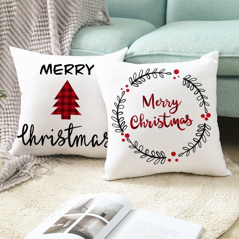 Cartoon Christmas Pillow Cover