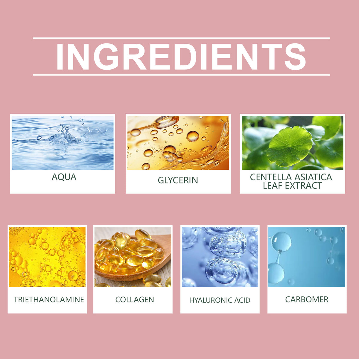 Hyaluronic Acid - Collagen Facial Mask