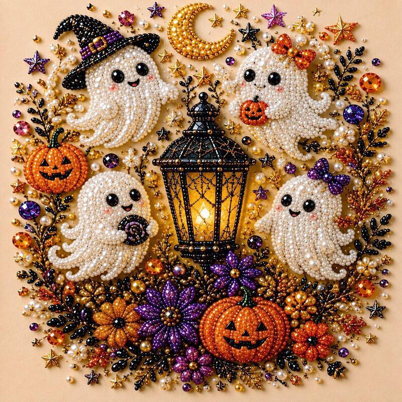 Spooky Ghost Diamond Art Kit
