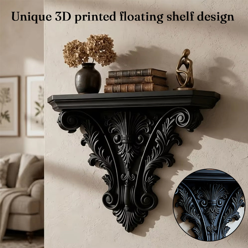 Gothic intricate Floating Shelf