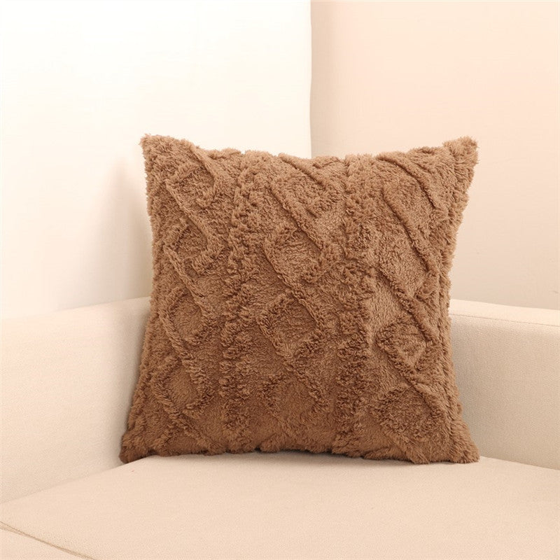 Plush Throw pillow case