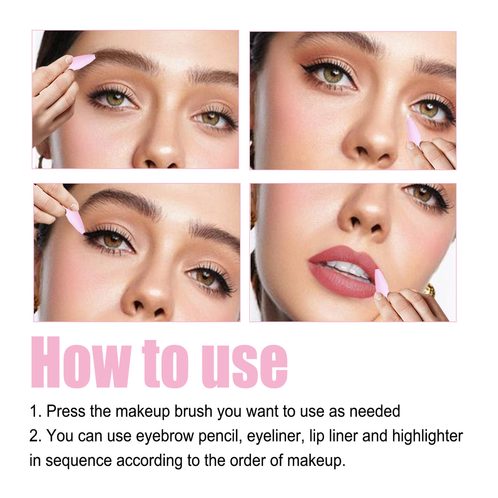 4 In 1 Makeup Pen, Eyeliner, Eyebrow . Lip Liner, Highlight