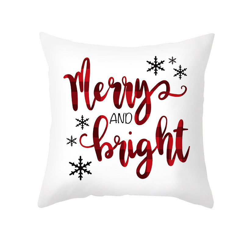 Cartoon Christmas Pillow Cover