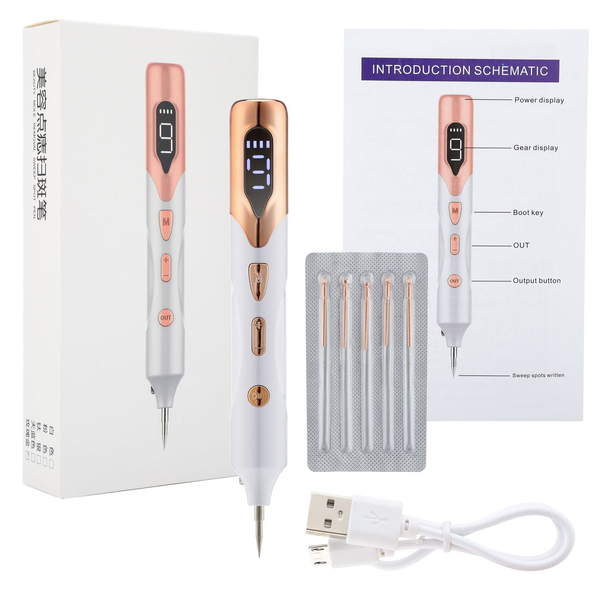 9-Speed Spot Spot And Mole Remover Pen