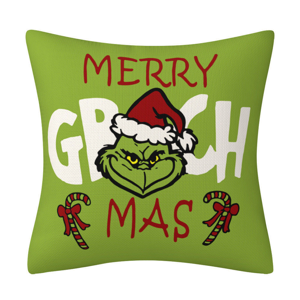 GRINCH theme Christmas Pillow cover