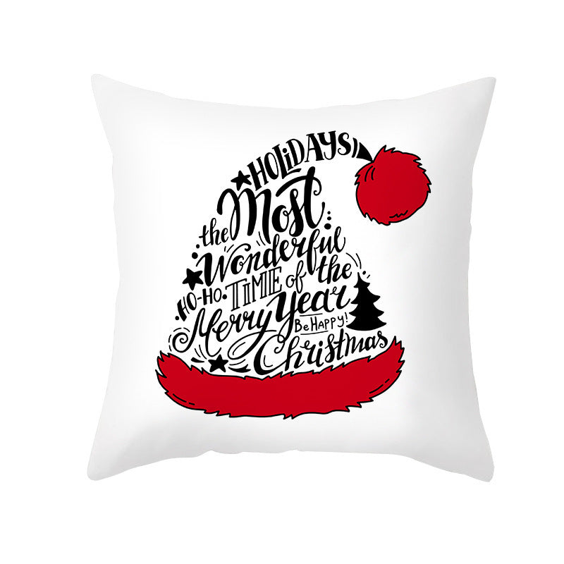 Cartoon Christmas Pillow Cover